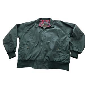 Field & Stream Jacket Mens Extra Large Green Full Zip Pockets Coat Vintage